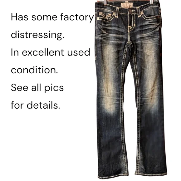 Big Star Women's Dark Wash Bootcut Jeans - Picture 2 of 10